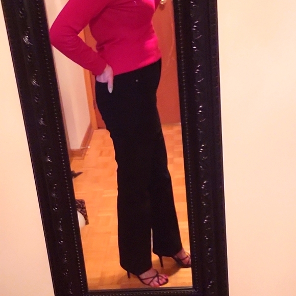 NEW Style&Co Black Stretch Denim Curvy Boot-Cut Jeans, 12 LONG - Picture 6 of 16